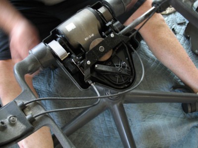 an Aeron with all it's parts exposed