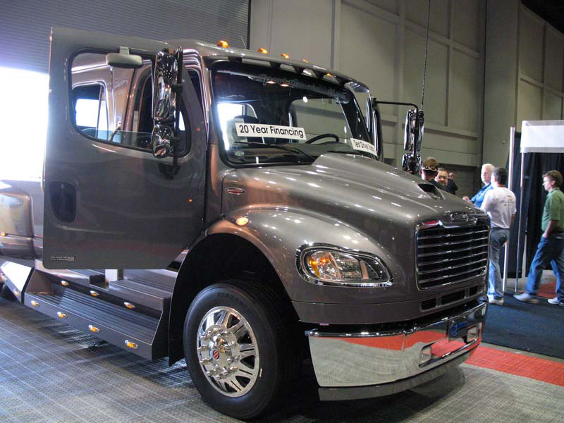 this Freightliner based pickup is perfect for a beer run