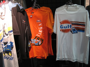 A 2 Z Racer Gear offered a great line of comfortable tees.