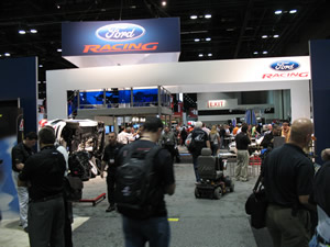 Ford Racing booth display