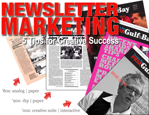 a history of marketing newsletters
