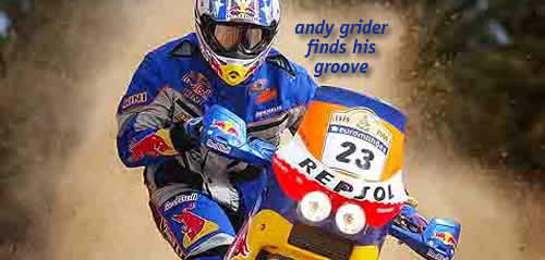 andy grider churns the dirt for the american red bull/ktm team