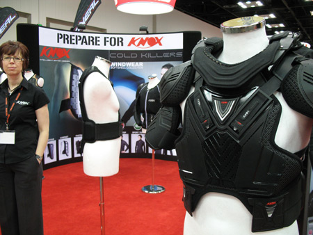 new gear from knox included armour, cold protection