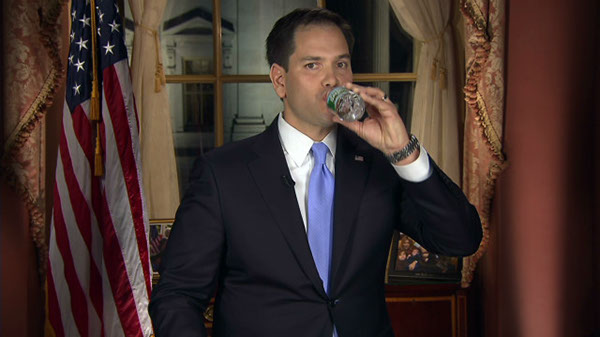 marco rubio takes on water